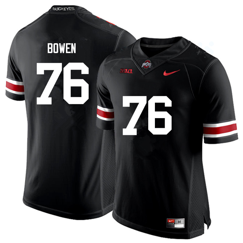 Ohio State Buckeyes #76 Branden Bowen College Football Jerseys Game-Black